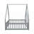 House-Shaped Floor Bed With Fence, Guardrails-1607430049-1607430048