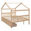Lit mezzanine bas avec bureau roulant-1941330261