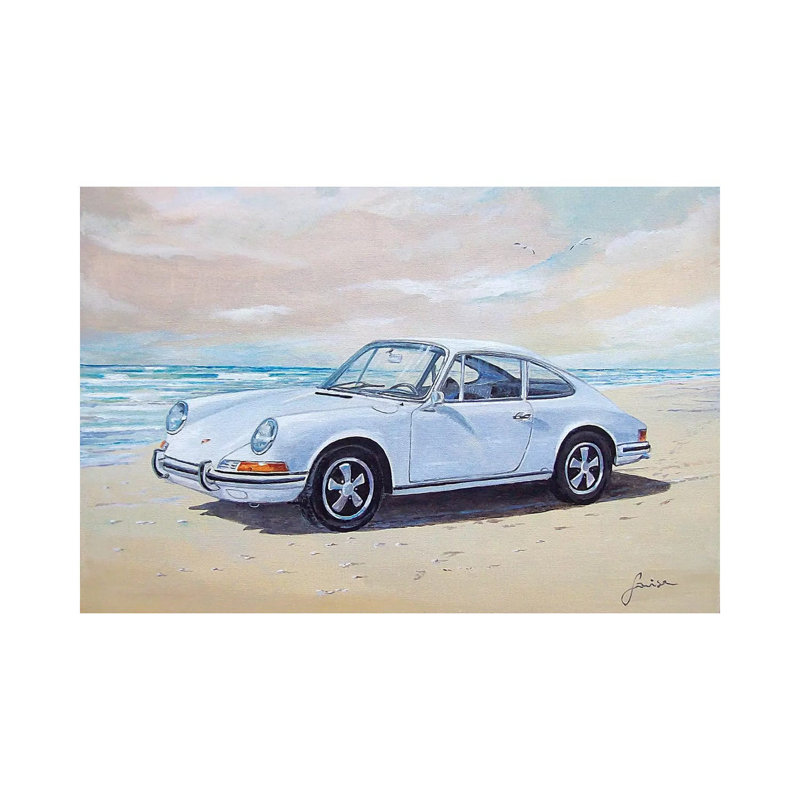 «677 911 S Coupe» par Sinisa Saratlic, 1960, peinture sur toile tendue