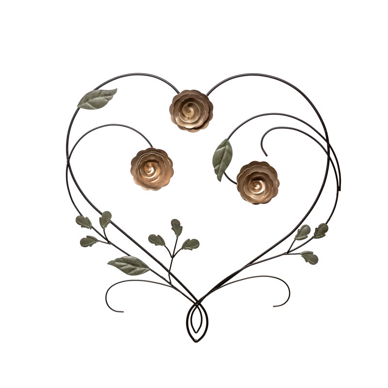 Leighton Antique Heart Metal Wall Décor