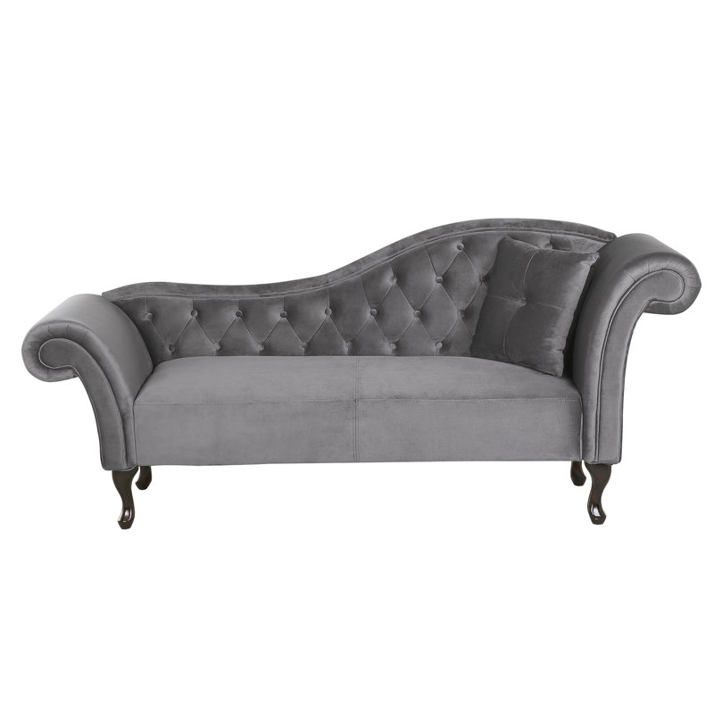 Alline Chaise Lounge, Right Hand Facing, Grey