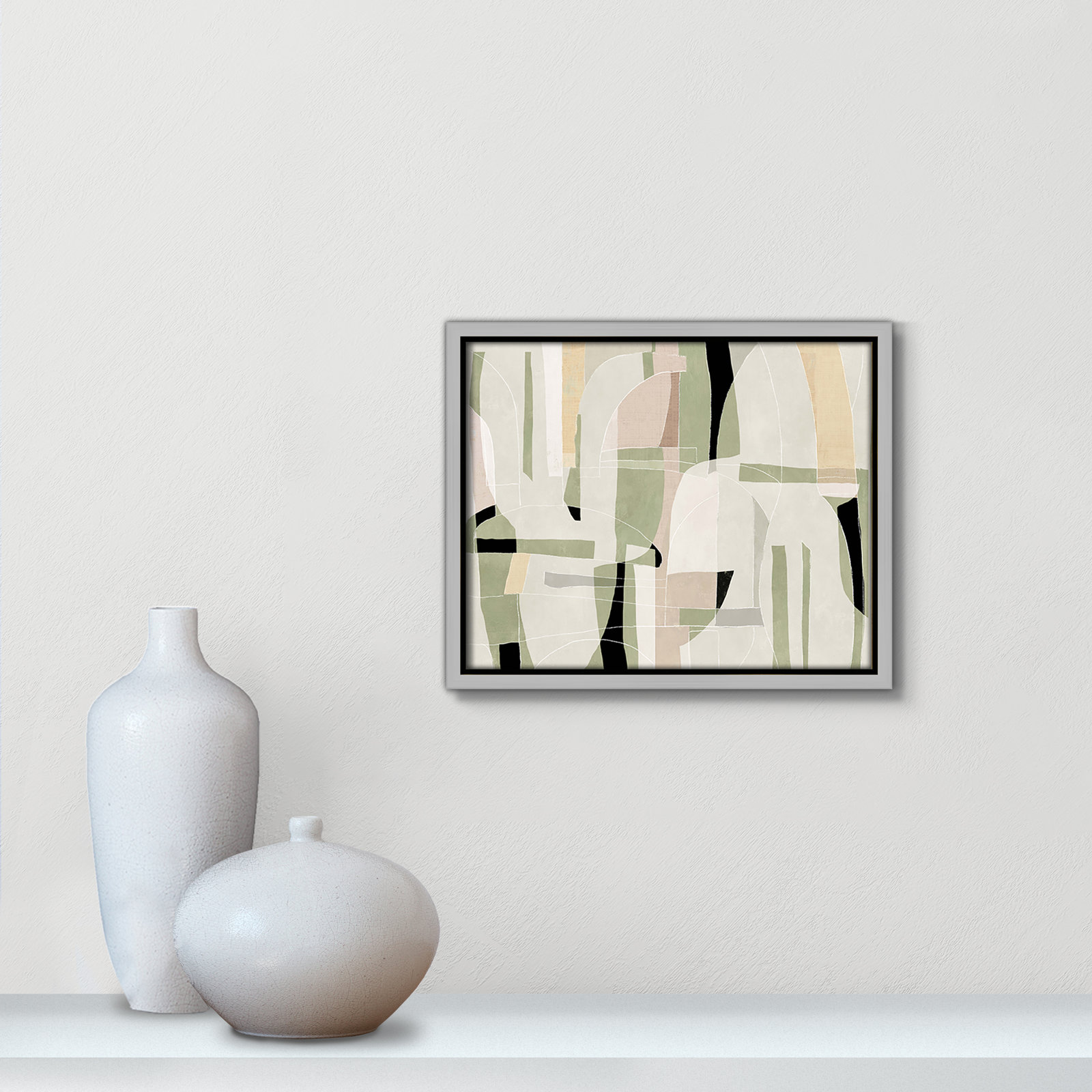 Brienne "Sunny Barcelona" Print, 11.5" W x 9.5" H, Silver