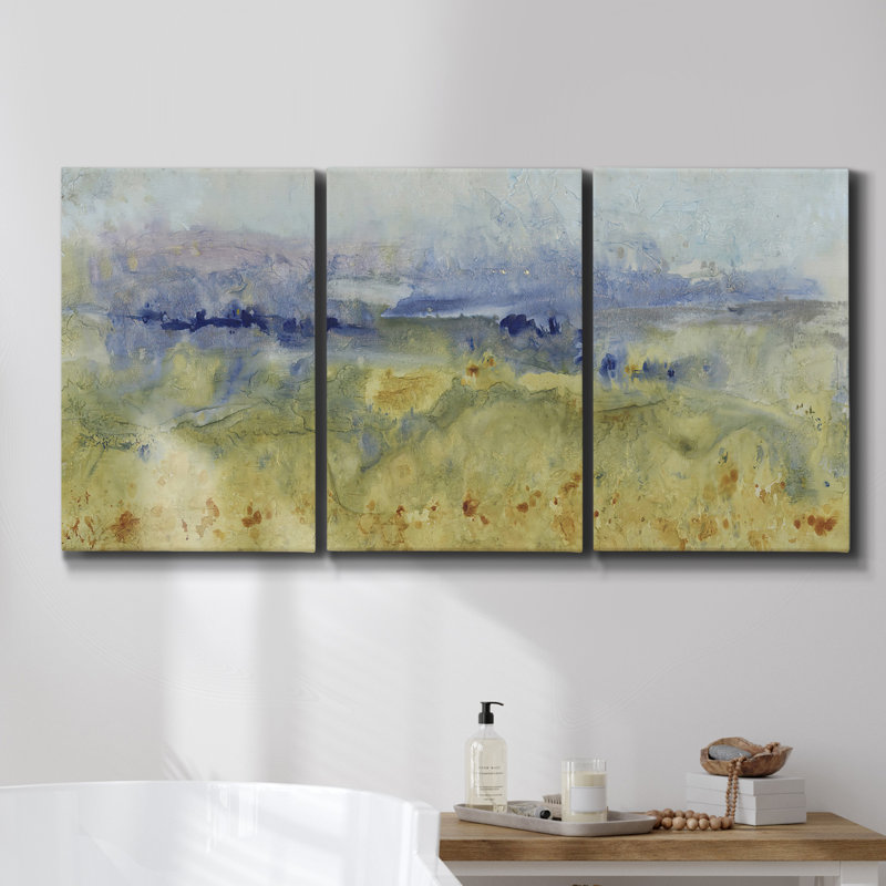 Pont Charing Cross sur toile, 3 pièces, H 27 po x l 54 po x P 2 po