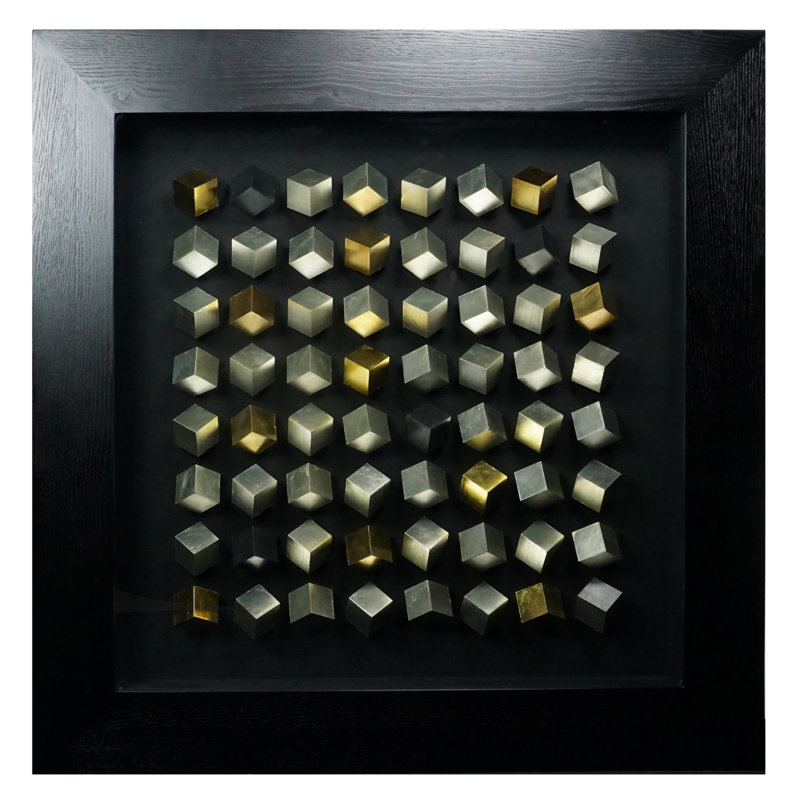 Handmade Modern Abstract Wall Decor on Solid Wood
