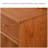 Modern Cherry Wood Shoe Storage Cabinet