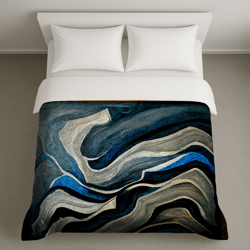 Abstract Bedding Art Duvet Cover Modern, King