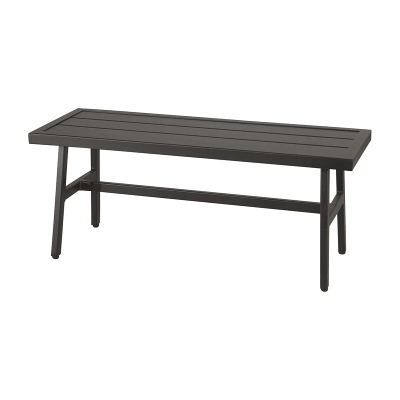 Plank Backless Bench, Carbon