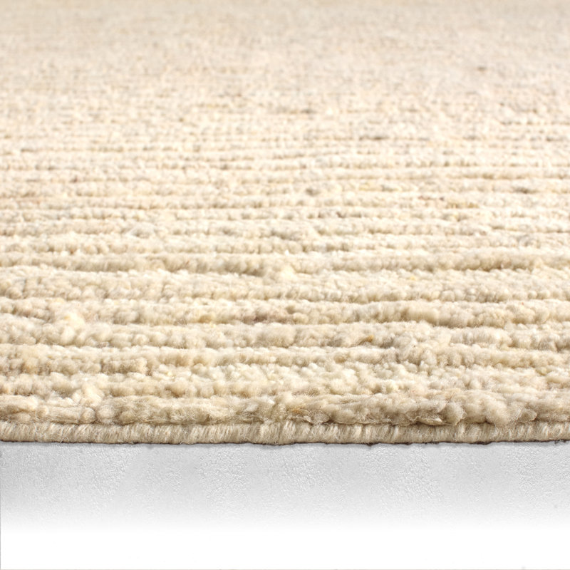 Handmade Wool Striped Area Rug, Rectangle 10' x 14'