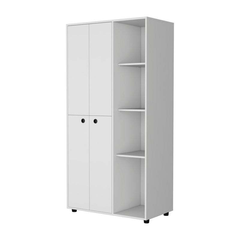 Armoire blanche à 1 tiroir