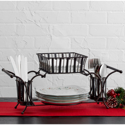 Serviteur de buffet Gourmet Basics par Mikasa Band and Stripe