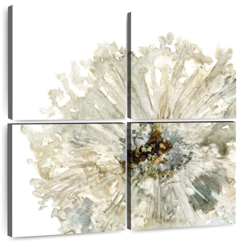 Harnek Glittering Mums II, 18" H x 18" W
