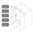 56-60"W X74"H Semi-Frame Single Sliding Shower Door,304 Finish,5/16" (8Mm) Thick SGCC Tempered Clear Glass,Type C Wrapped Guide Rail Anti-Derailment Pulley-114613286
