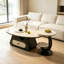 Table basse contemporaine de luxe avec tiroir de rangement