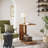 C-Shaped Side Table, 2-Tier Narrow End Table Wood Bedside Table Nightstand-1787208729