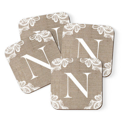Sous-verres Café à monogramme