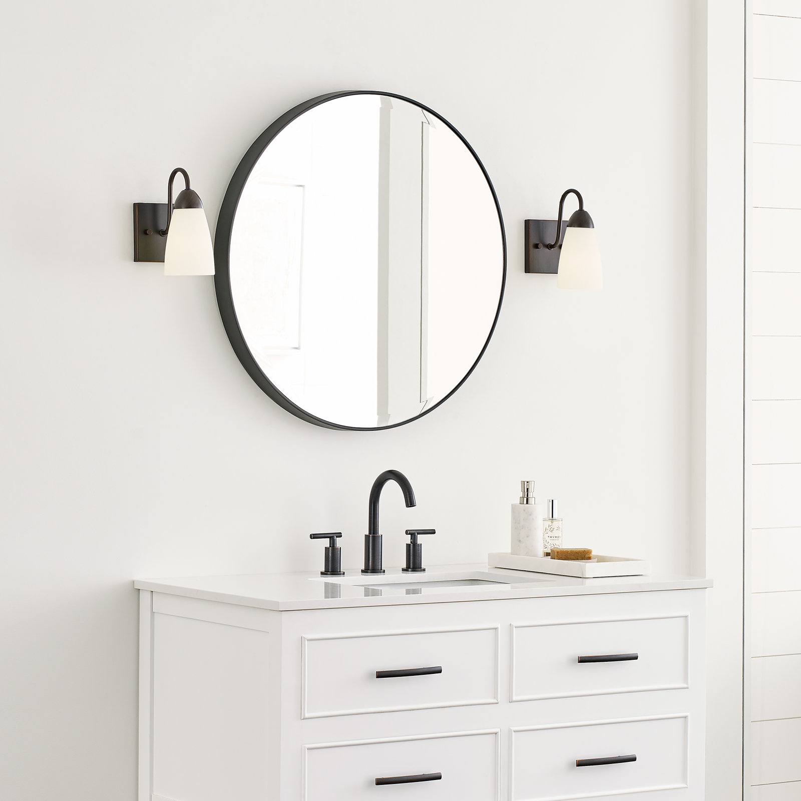 Single Light Glass Steel Dimmable Armed Sconce, Yes, Burnt Sienna
