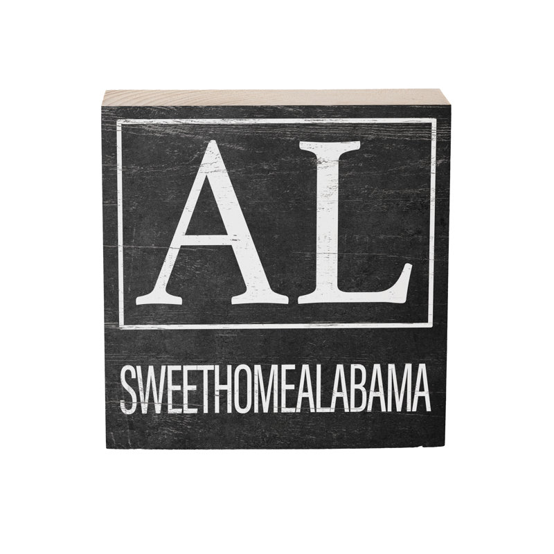 State State Plock Alabama 6 x 6 po