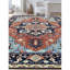 Hand Knotted Wool Area Rug in Red And Blue-1984031853