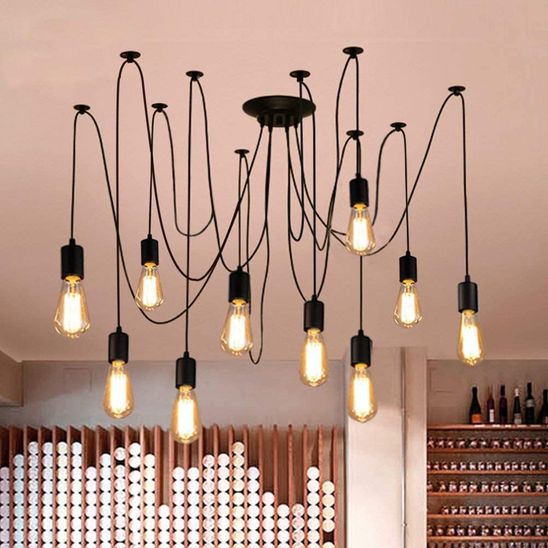 Luminaire suspendu en grappe 10 lumières Randleswood