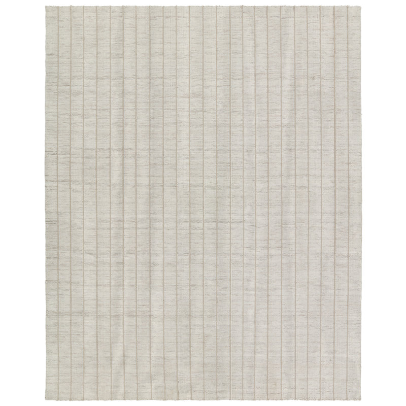 Tapis ivoire et brun clair Fiorini, Rectangulaire 8 pi x 10 pi
