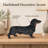 Black and Tan Dachshund Garden Statue-136367508