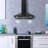 Cosmo 30 in. Vista Collection Ducted Wall Mount Range Hood, Touch Controls, LED Lights, Permanent Filters, Matte Black