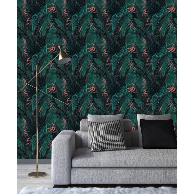 Carreau de papier peint l 25 po Angelyn, L 2,09 pi x L 10,42 pi