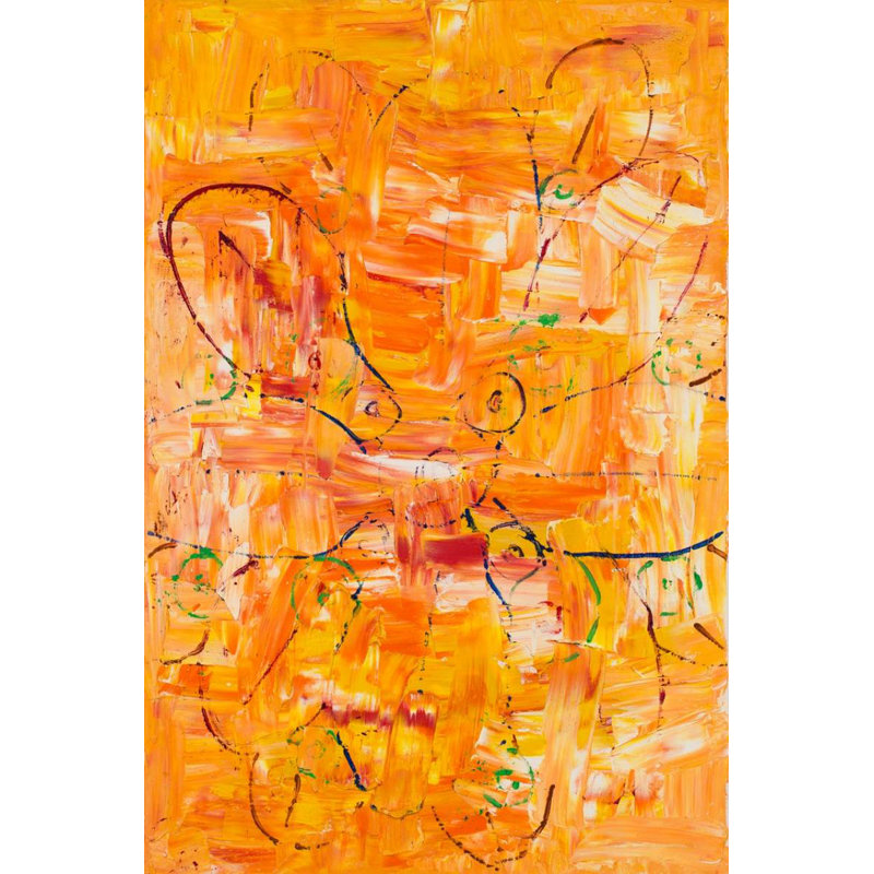 Orange Dragonfly Painting by Irina Gorbman