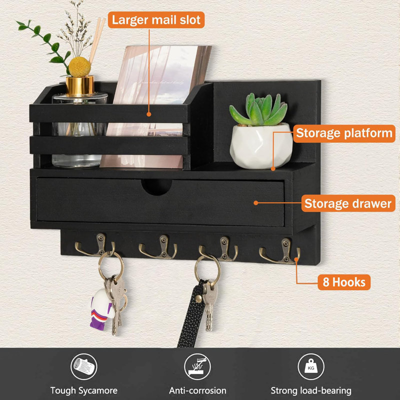 Wall 8 - Hook Coat Rack
