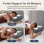 Oreiller ergonomique de luxe à mémoire de forme pour la douleur au cou et le soulagement de la douleur, oreillers orthopédiques réglables pour une hauteur personnalisable-531664765-509312491