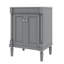 Meuble-lavabo de salle de bain chic 24 po avec évier sur-comptoir et armoire de rangement à deux niveaux de style contemporain-1556878789-1556878809