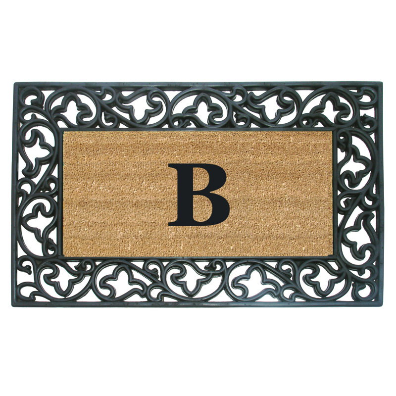 Tapis de porte d'extérieur antidérapant 36 po x 23 po Ripon, B