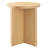 Silas Round Mango Wood Side Table In Natural-93249714