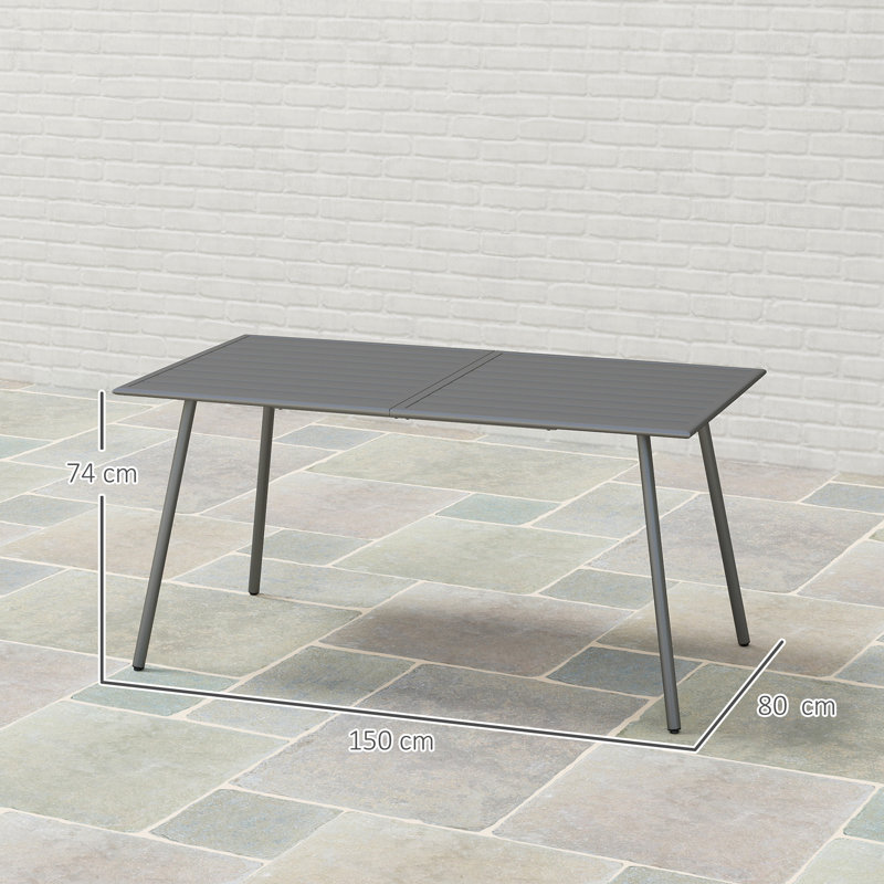 Rectangular 6- Person 150Cm L Dining Table