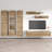 Vong 120" Modern Floating Wall Mounted Entertainment Center with 16-Color LED Lighting, High Gloss Finish-1877415038