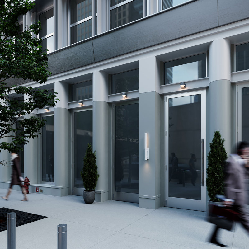 Reals LED Wall Light, Gray