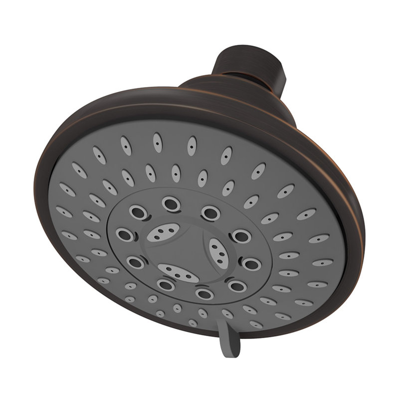 Pomme de douche fixe multifonction Elm, Bronze vieilli