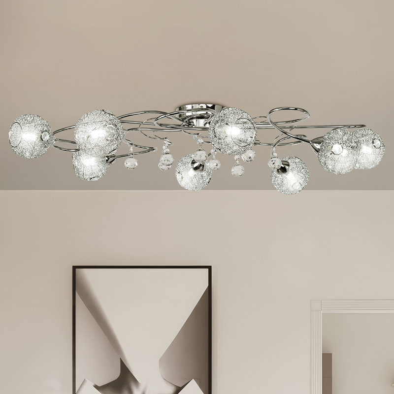 Semi Flush Mount 8 Light