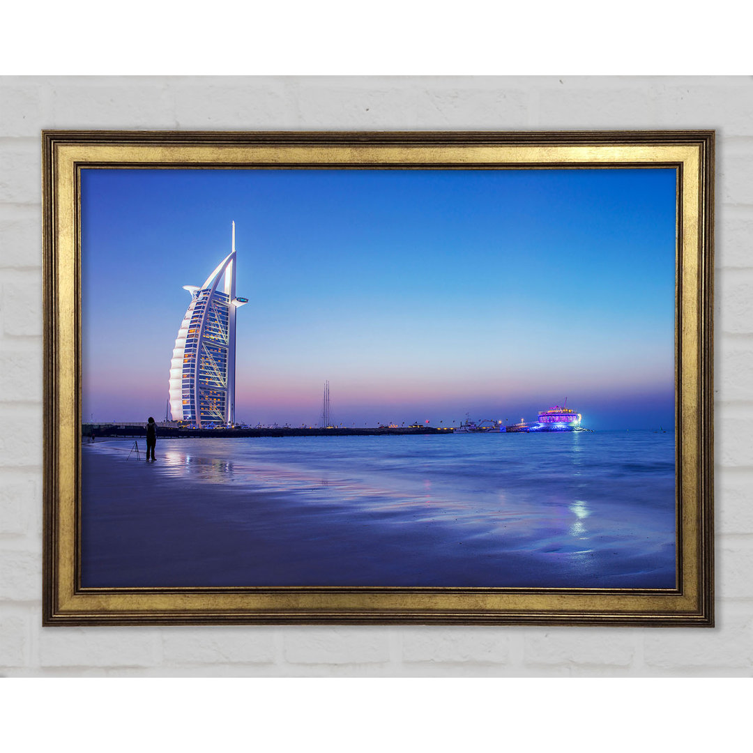 Burj Al Arab 7 Star Hotel - Einzelner Bilderrahmen Kunstdrucke