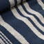 Irving Stripe Navy Handwoven Cotton Rug-1184217271