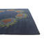 Tapis carré bleu marine Jaycee