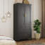 71? White Metal Wardrobe Cabinet With Drawers-1109683178