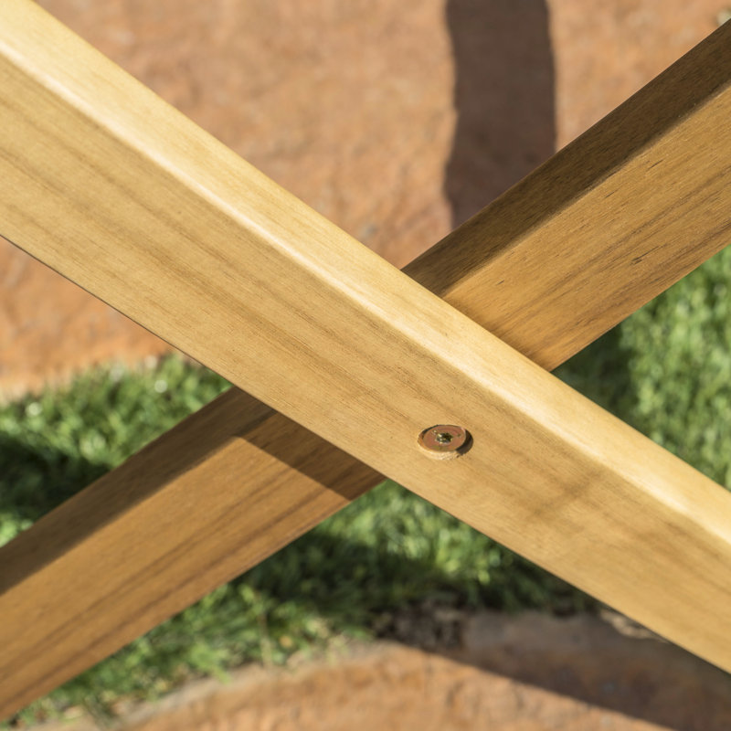 Table en bois pliante de 43,5 po - pour les espaces de vie extérieurs