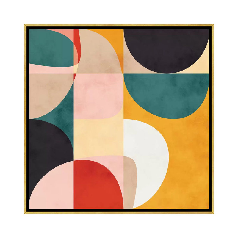 «Modern Shapes VII» par Ana Rut Bré - impression d'art graphique, Aucun mat, H 26 po x l 26 po x P 1,5 po
