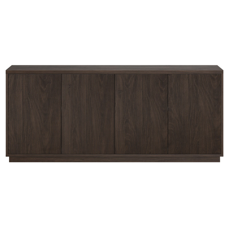 Alston 68" Wide Rectangular Buffet Table, Brown