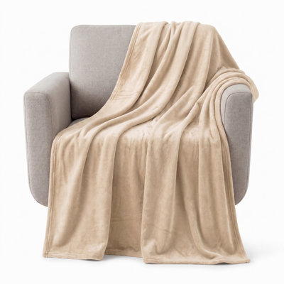 Throw Blanket for Home Decor - Oversized, Lightweight, Plush Microfiber Throw for Couch, Bed, or Chair and Extra Warmth by Lavish Home