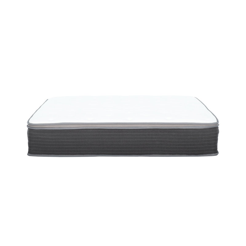 Très grand lit Matelas dans une boîte - mousse viscoélastique imprégnée de gel, ressorts ensachés, relief, sensation de refroidissement, housse, installation facile, barrière en rayonne, mousse enroulée pour système de ressorts