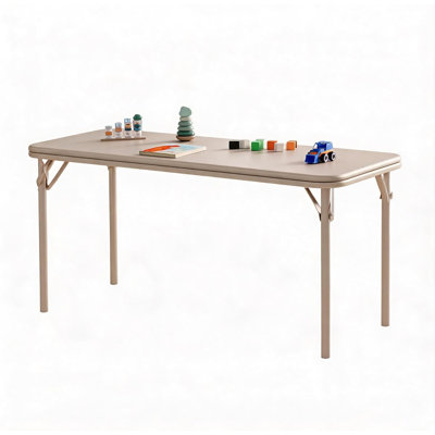 Ensemble de table et chaises, table d'activités pliante 5 pièces avec 4 chaises en cuir PU, ensemble de table pour tout-petits et chaises sans assemblage pour salle à manger, garderie, salle de classe, art, repas, jeux et transport portable