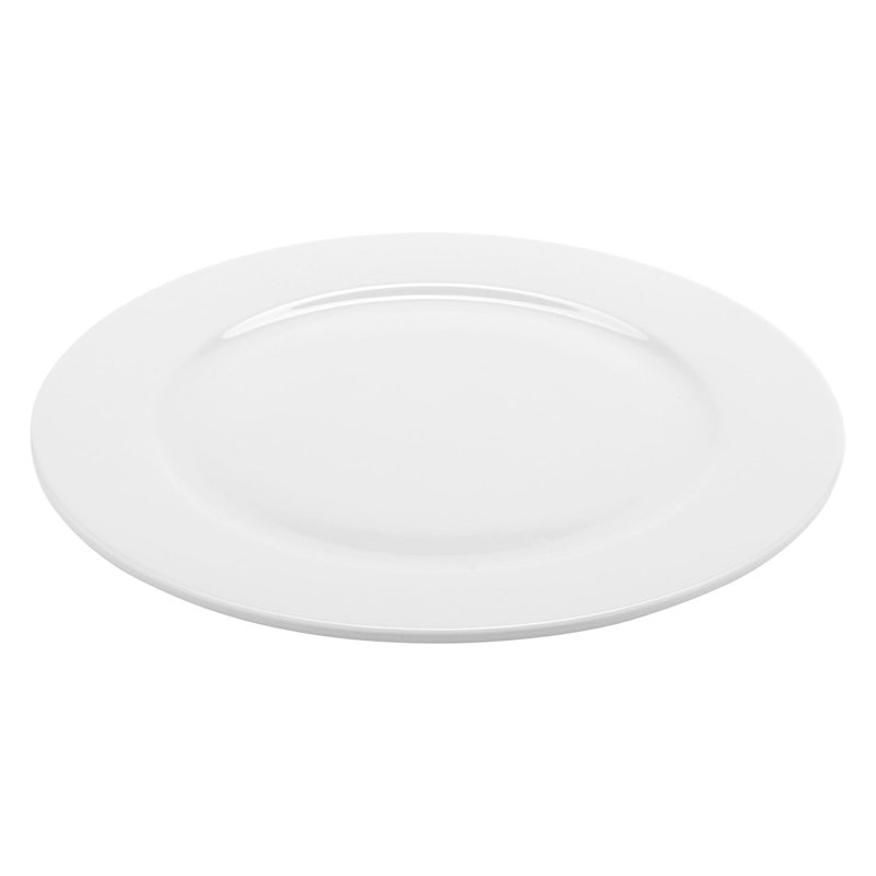 Assiette à dîner en porcelaine 11 po Corona - Rolled Edge