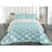 Farmhouse / Country Polyester Geometric Shapes Coverlet